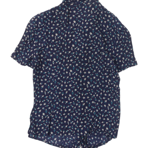 Precis Petite Women's Multicoloured Geometric Button-Up Shirt
