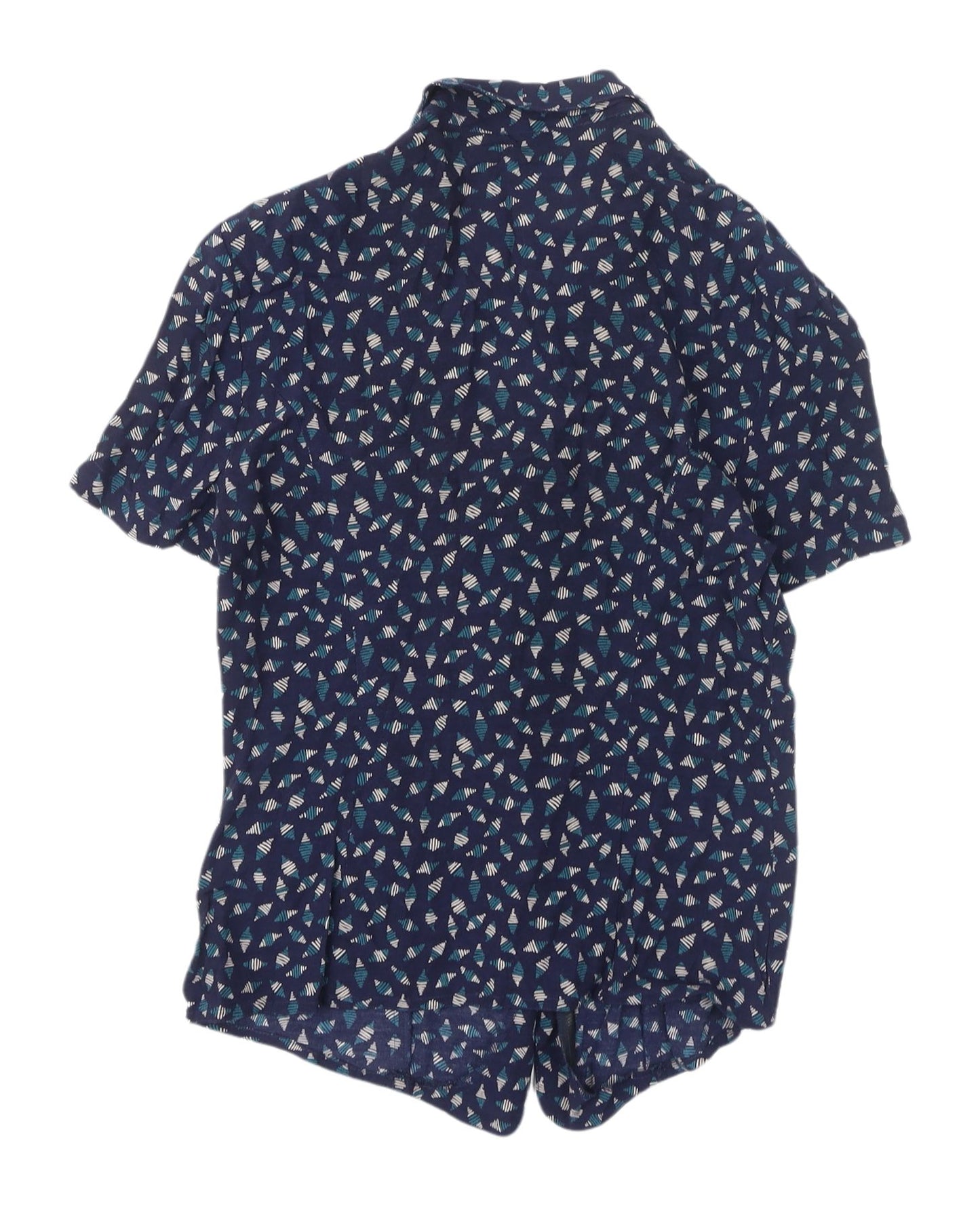 Precis Petite Women's Multicoloured Geometric Button-Up Shirt
