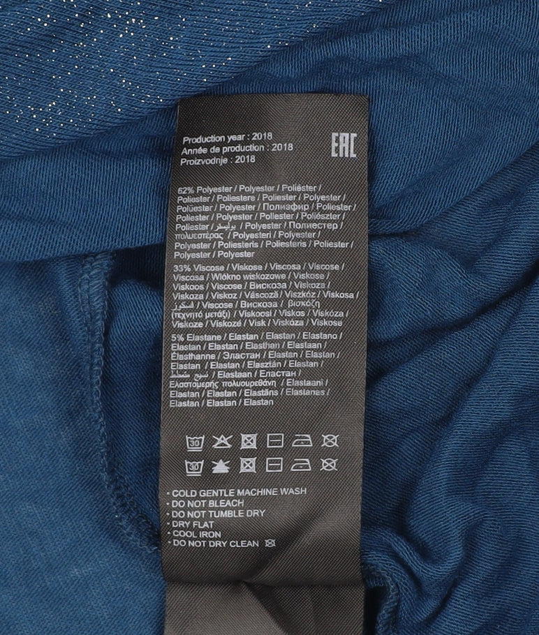 Vero Moda Women's Blue Wrap Jumper, Size 8