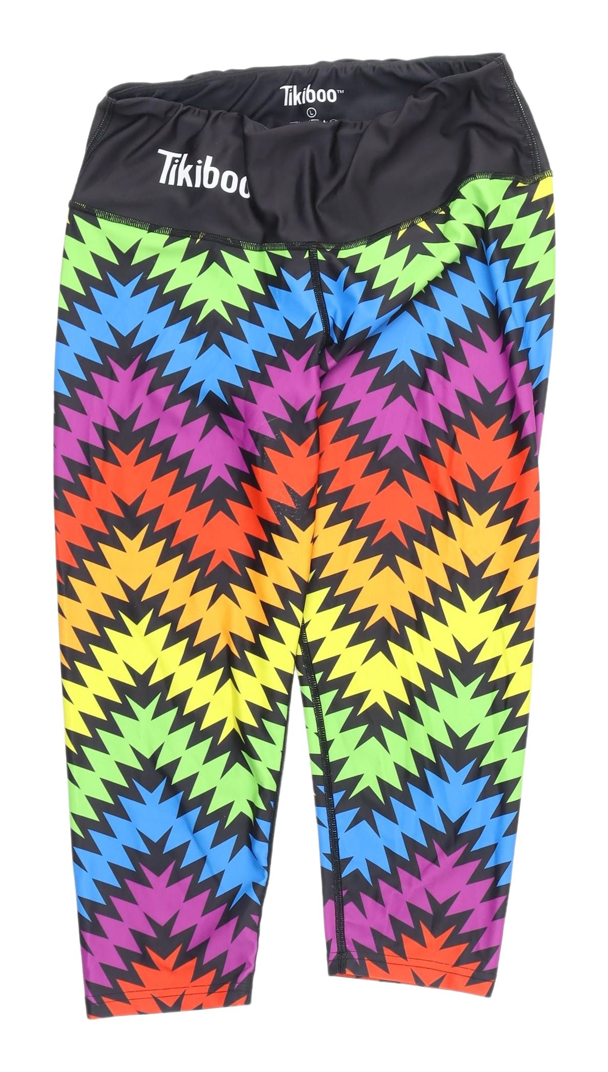 Tikiboo Women's Multicoloured Capri Leggings L