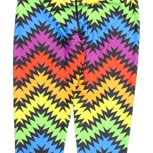 Tikiboo Women's Multicoloured Capri Leggings L