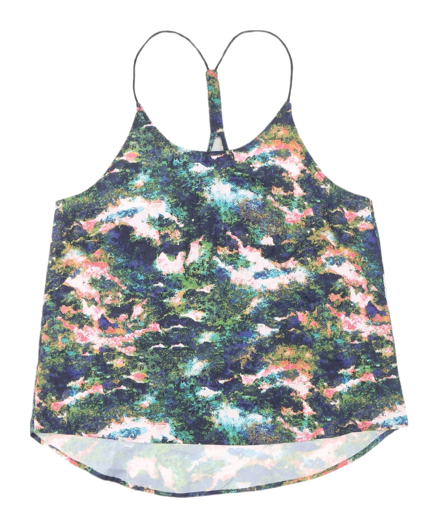 H&M Women's Multicoloured Sleeveless Tank Top UK 10