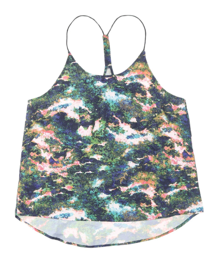 H&M Women's Multicoloured Sleeveless Tank Top UK 10