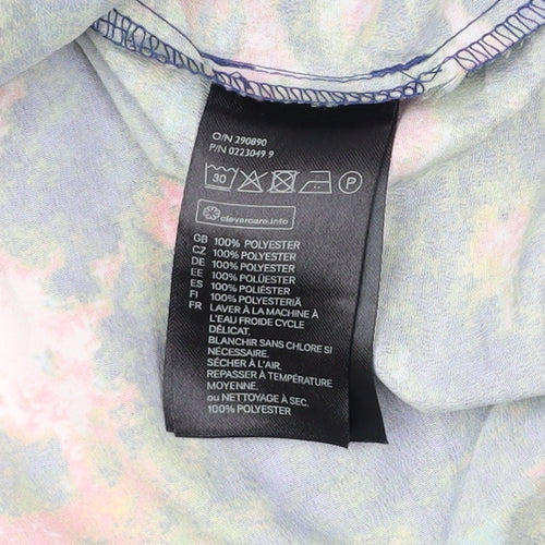 H&M Women's Multicoloured Sleeveless Tank Top UK 10