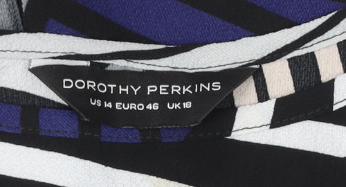 Dorothy Perkins Women's Multicoloured Blouse, Size 18