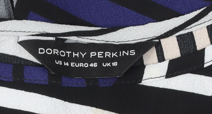 Dorothy Perkins Women's Multicoloured Blouse, Size 18