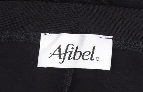 Afibel Women's Wide-Leg Black Trousers Size 10-12