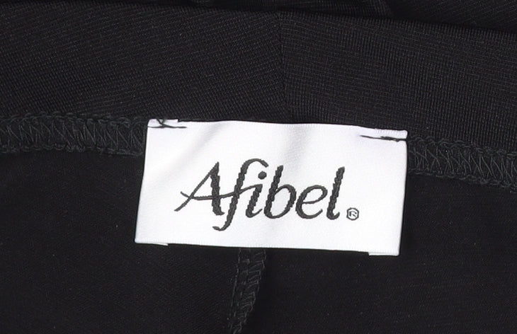 Afibel Women's Wide-Leg Black Trousers Size 10-12