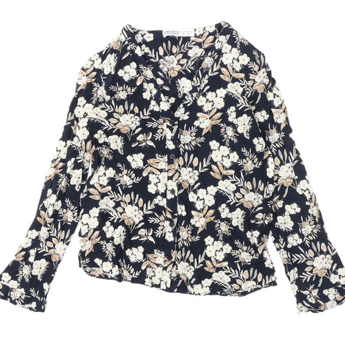 Zara Women’s Multicoloured XS Floral Blouse