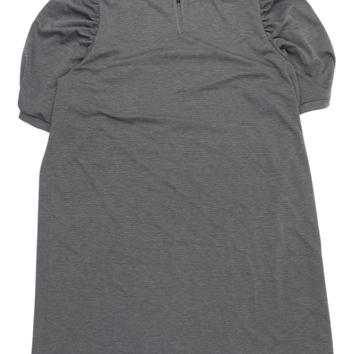 New Look Women's Grey Shift Dress UK 20