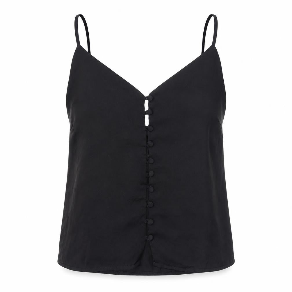 Ella Blue Women’s Black Camisole Tank, Size M