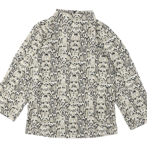 Marks and Spencer Women's Animal Print High Neck Top