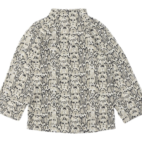 Marks and Spencer Women's Animal Print High Neck Top