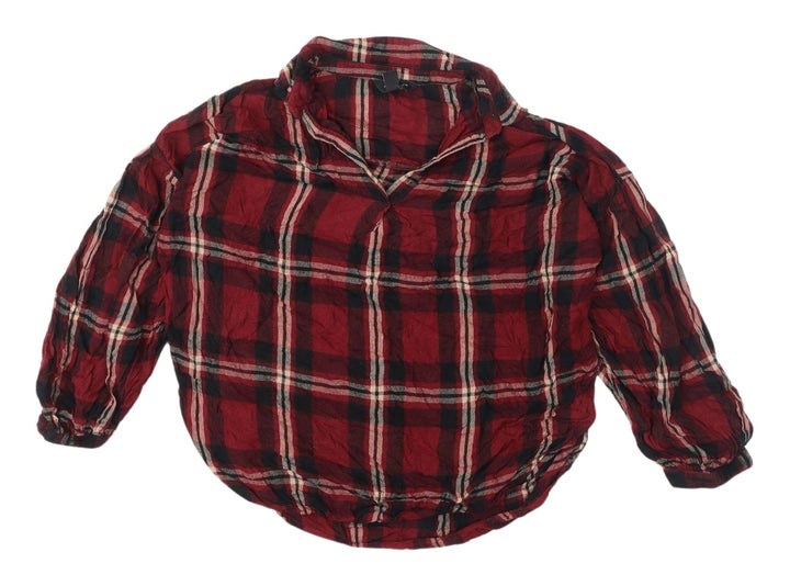 New Look Women's Plaid Button-Up Shirt, Size 12
