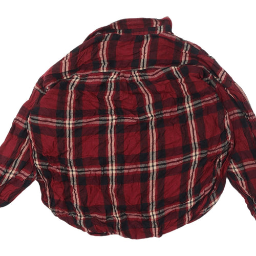 New Look Women's Plaid Button-Up Shirt, Size 12
