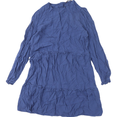 Marks & Spencer Women's Blue A-Line Dress Size 12