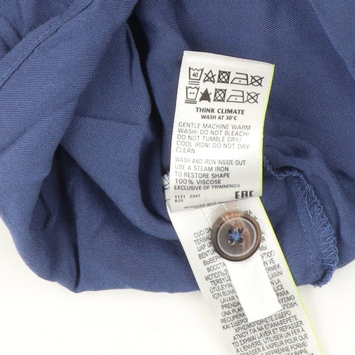 Marks & Spencer Women's Blue A-Line Dress Size 12