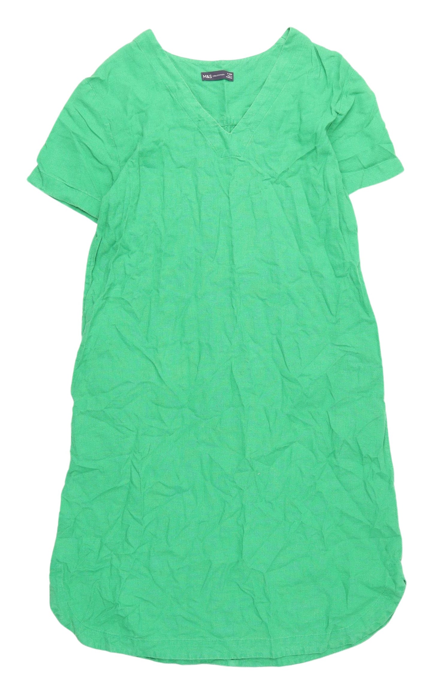Marks and Spencer Women's Green Short Sleeve Dress