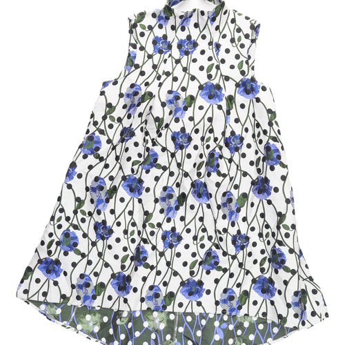 ASOS Women's Floral A-Line Dress, UK 10, Knee Length
