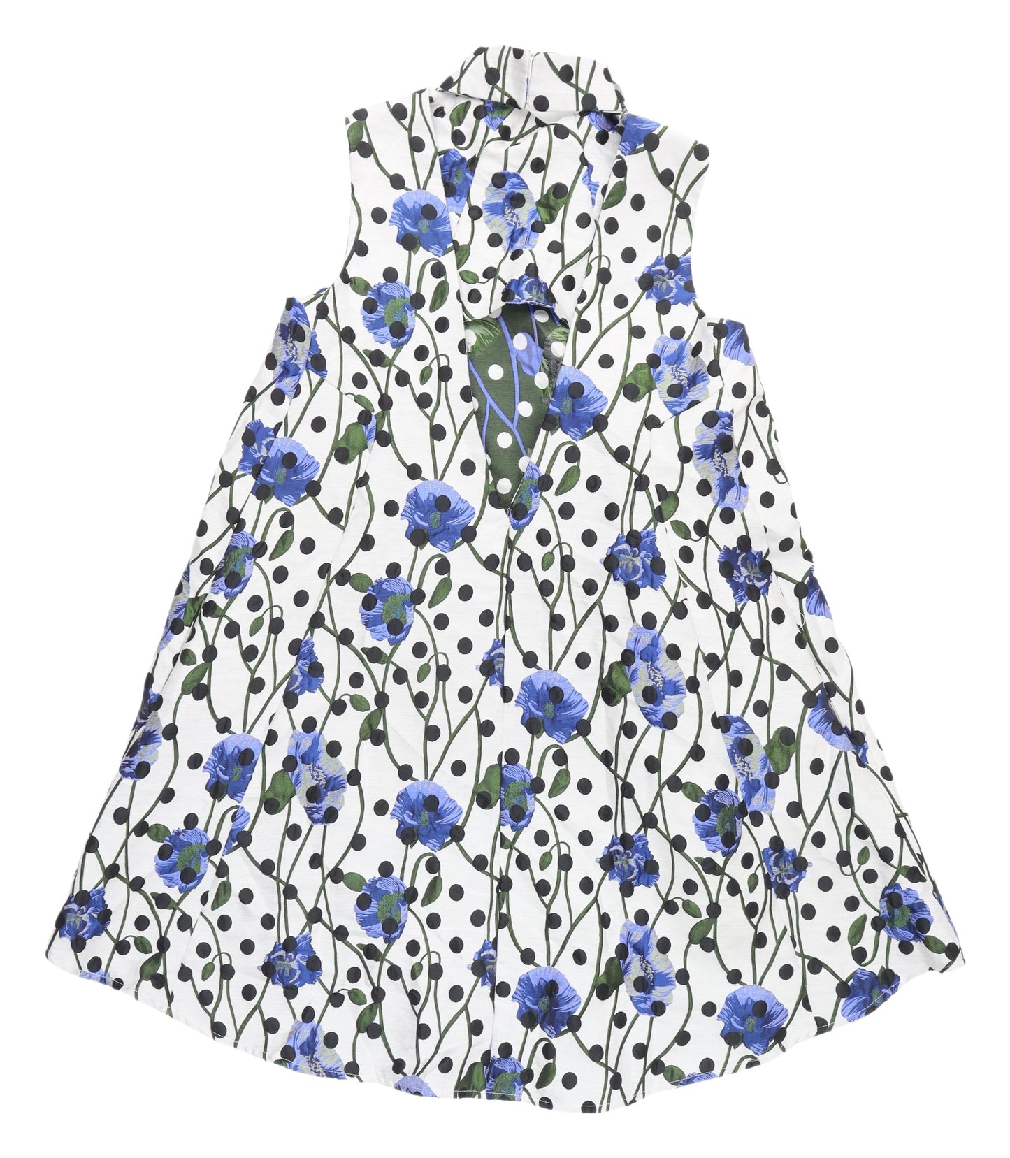 ASOS Women's Floral A-Line Dress, UK 10, Knee Length