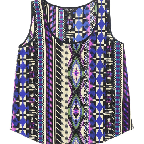 Miss Selfridge Womens Aztec Multicoloured Tank Top, Size 8