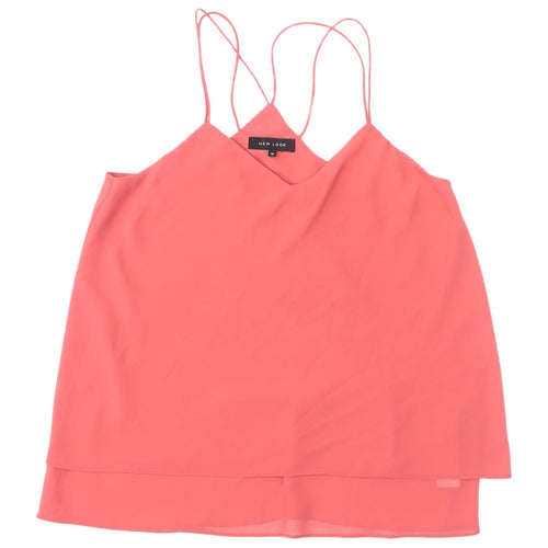 New Look Women's Pink Camisole Spaghetti Strap Tank