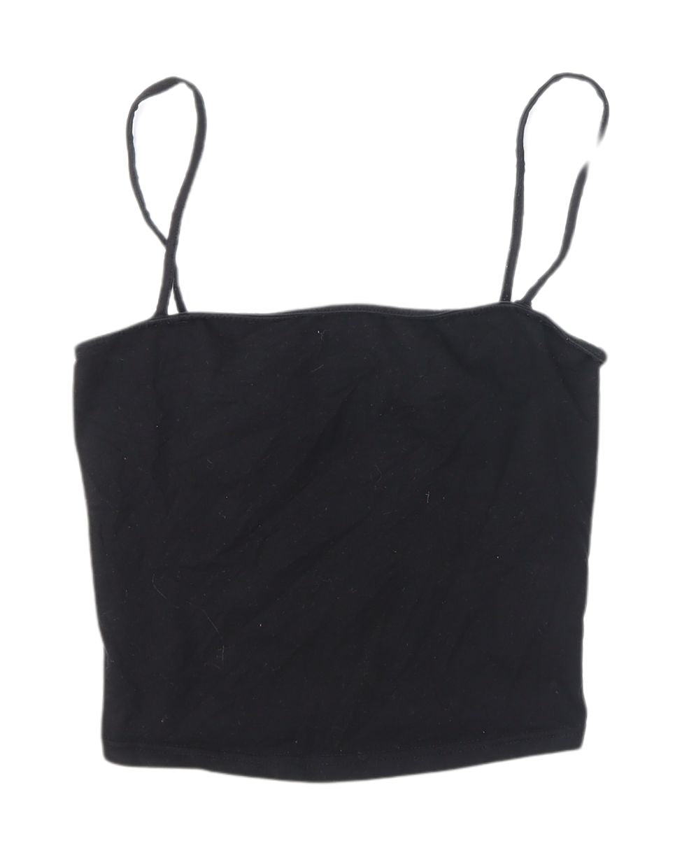 H&M Women's Black Basic Tank XS - Spring/Summer Staple