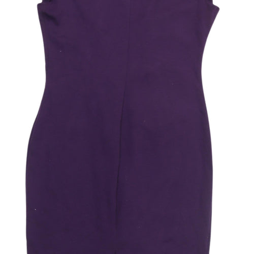 Billie & Blossom Women's Purple Sheath Dress - Size 14