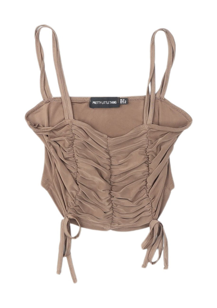 PrettyLittleThing Beige Camisole Tank Top - Size 6