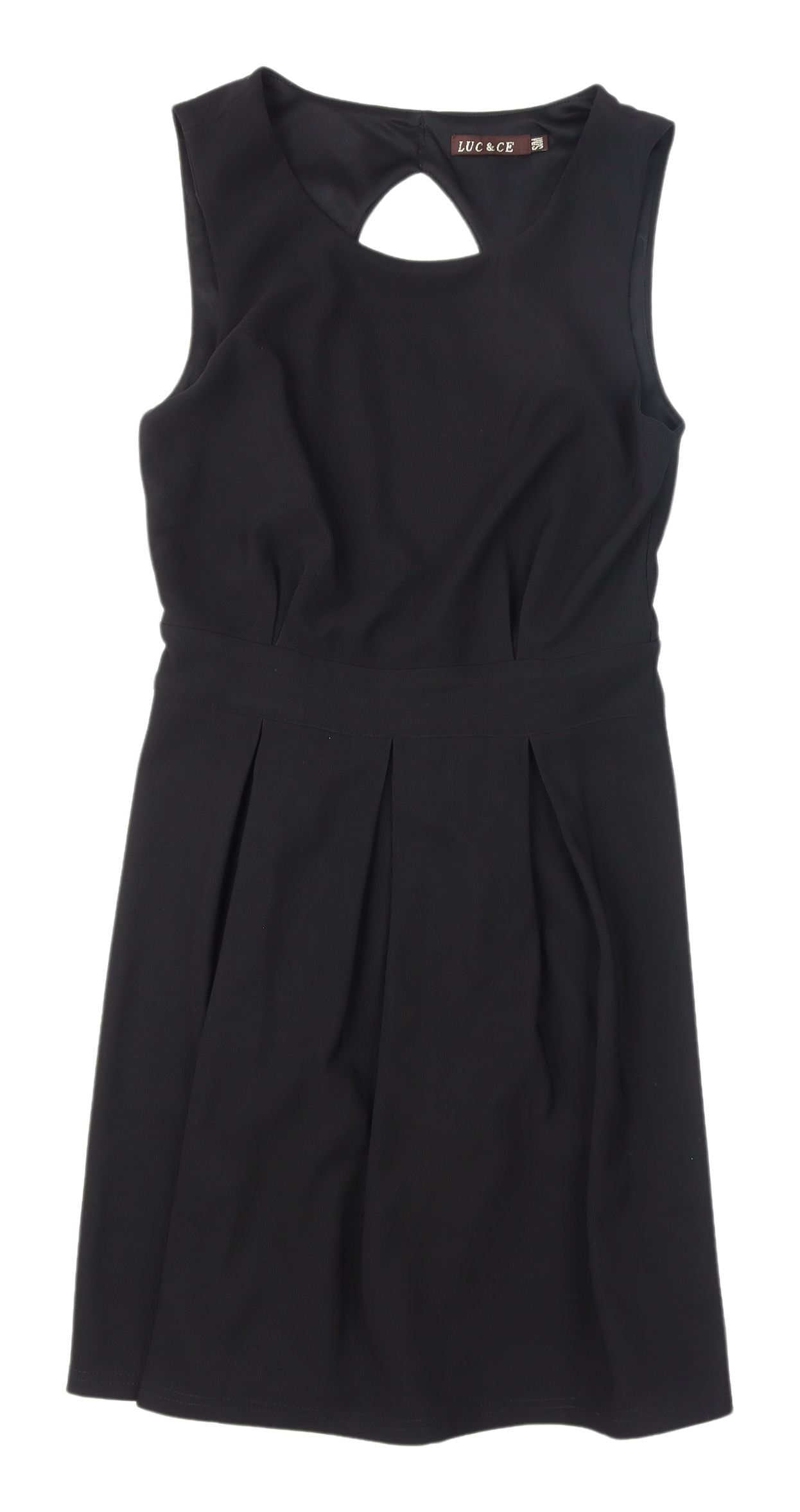 Luc & Ce Women's Black A-Line Dress, S - Sexy Party Style