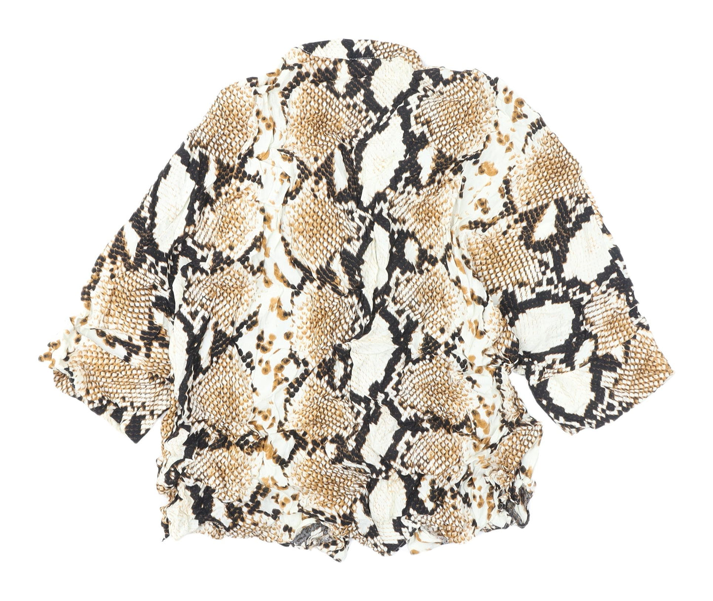 River Island Women’s Animal Print Kimono Blouse Size 14