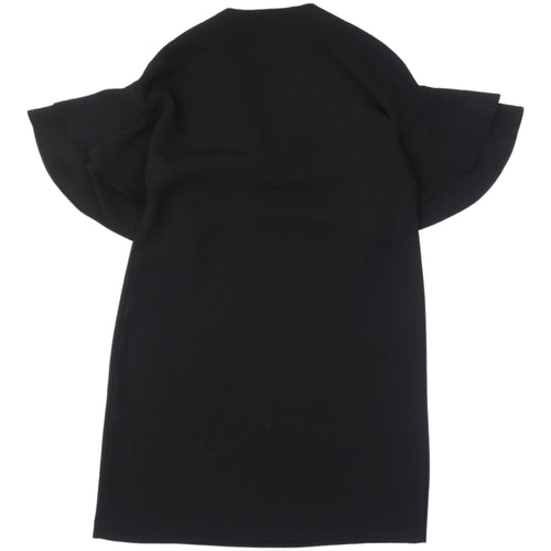 Zara Woman Black Shift Dress, XS, Short Sleeve, V-Neck