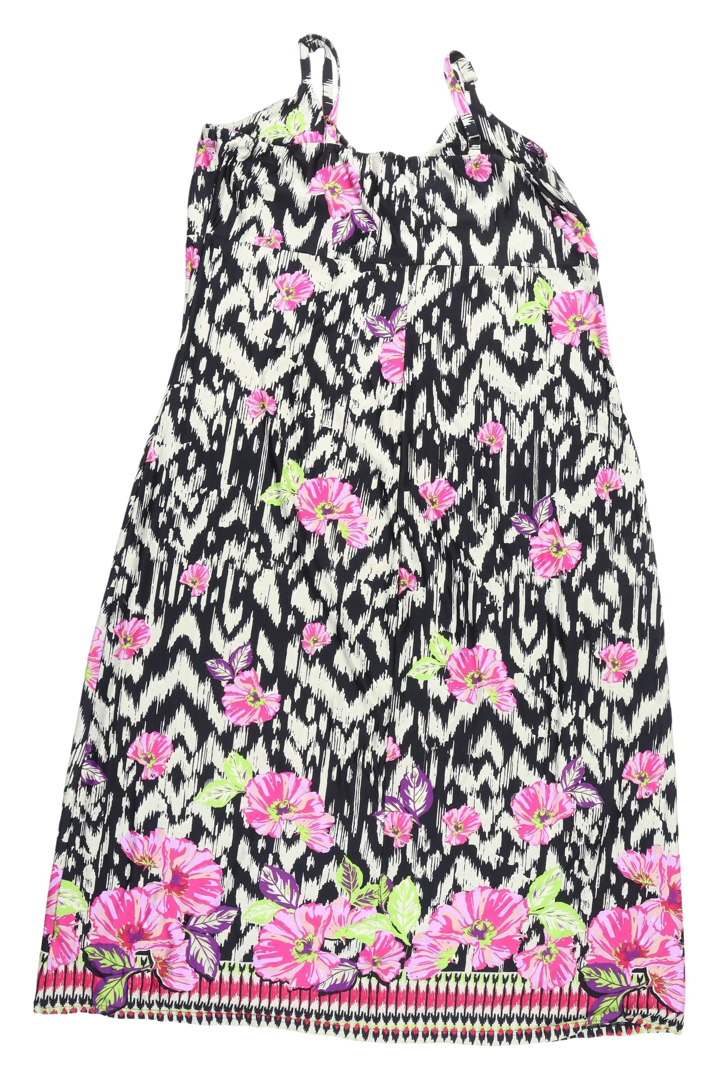 Marisota Women's Plus Size Multicoloured Floral Dress