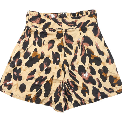 Quiz Women's Multicoloured Animal Print Paperbag Shorts