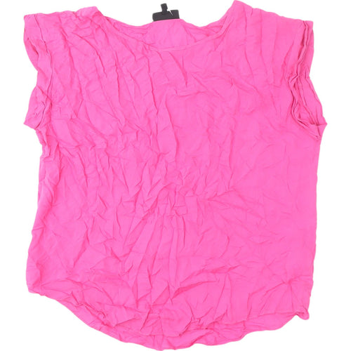 Warehouse Women's Pink Sleeveless Blouse Size 12