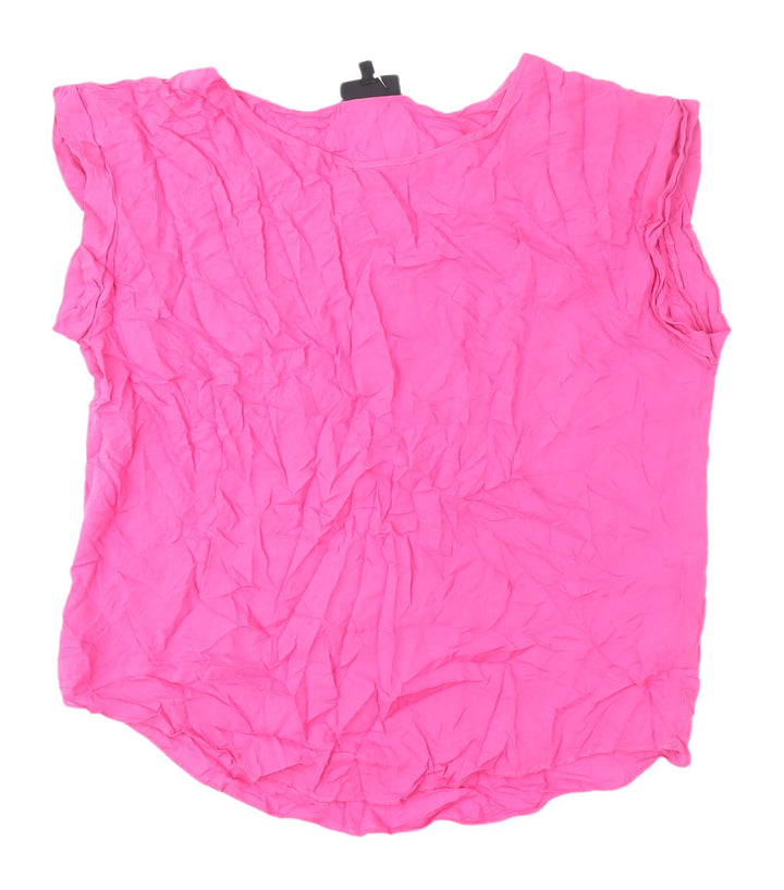 Warehouse Women's Pink Sleeveless Blouse Size 12
