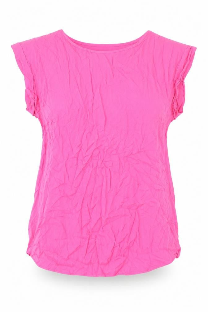 Front view of Warehouse Women's Pink Sleeveless Blouse, size 12