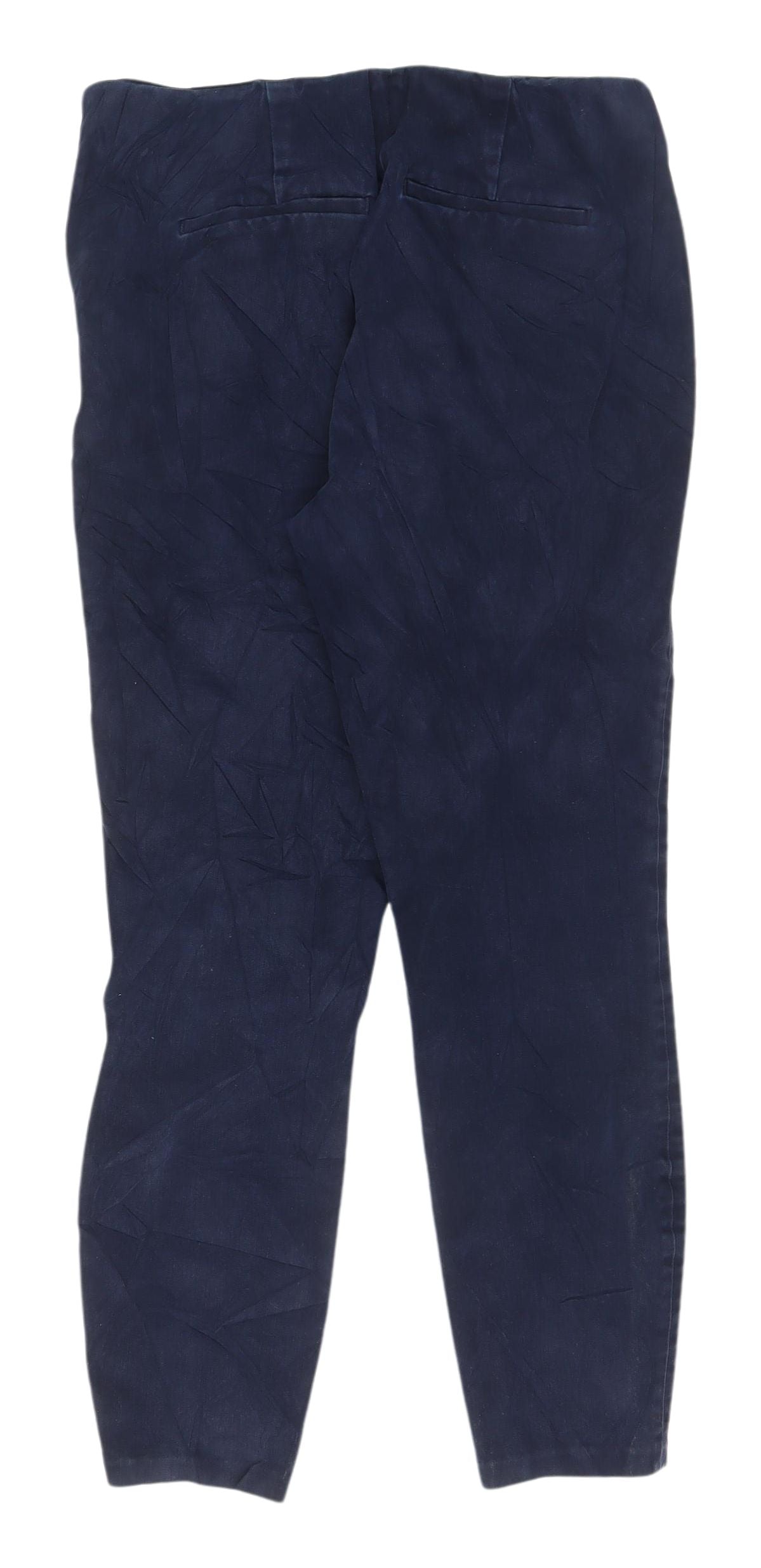 Uniqlo Women's Blue Chino Trousers - Size 30 Regular