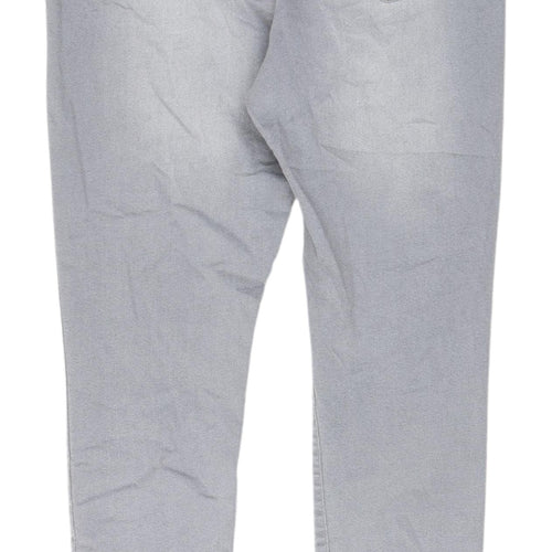 PEP&CO Women's Grey Skinny Slim Fit Jeans Size 12