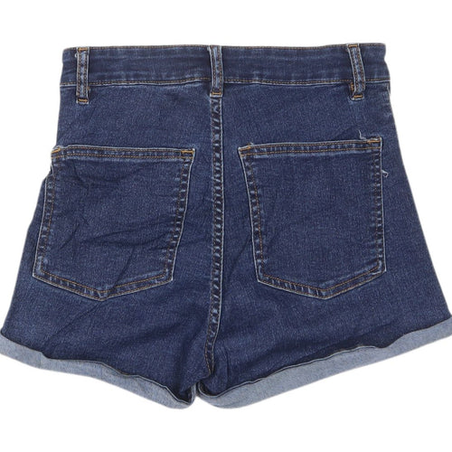H&M Women's Blue Denim Cut-Off Shorts Size 10