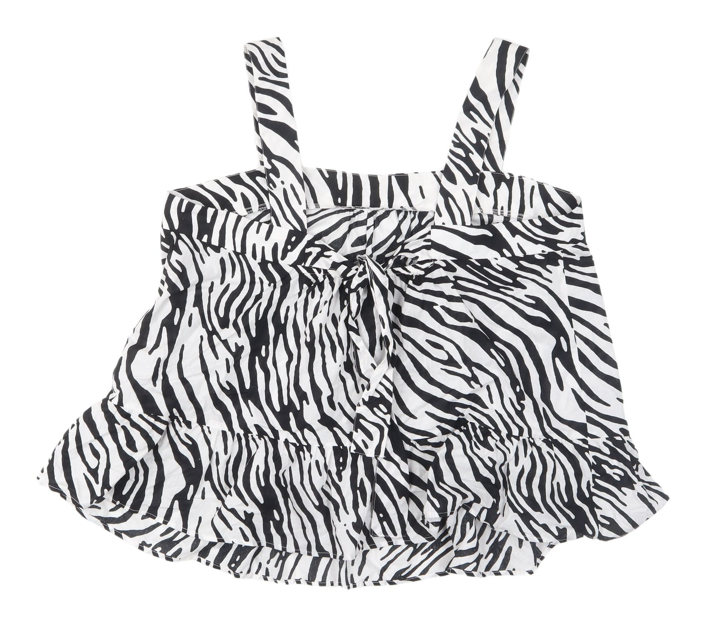 Marks and Spencer Women's Black Animal Print Tank Top