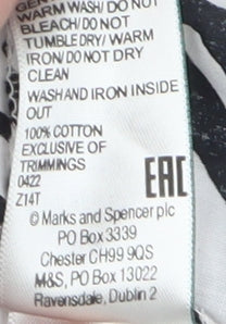 Marks and Spencer Women's Black Animal Print Tank Top