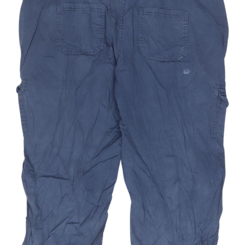 F&F Women's Blue Cargo Shorts, Size 18