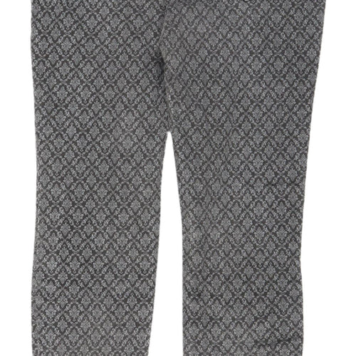 Tu Women's Grey Geometric Jeggings Size 14