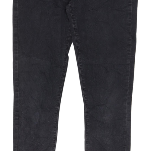 Denim Co. Women's Black Jeans Size 12 Dark Wash