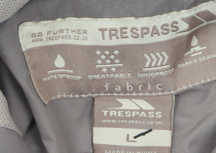 Trespass Men's Beige Windbreaker Jacket L