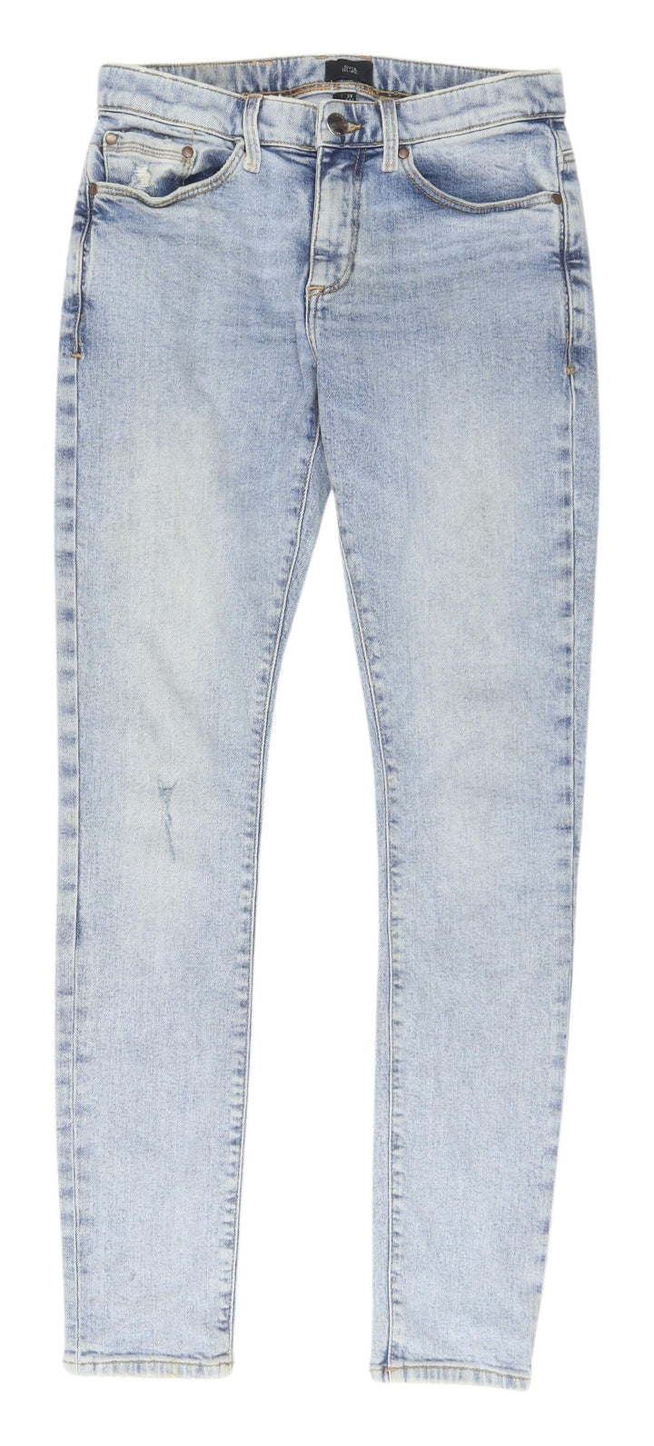 River Island Men's Light Blue Skinny Jeans Size 28
