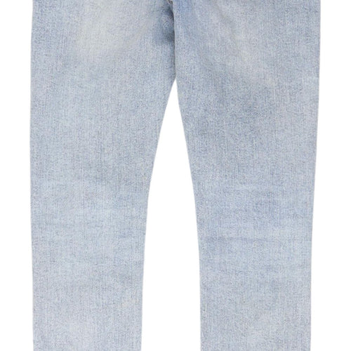 River Island Men's Light Blue Skinny Jeans Size 28