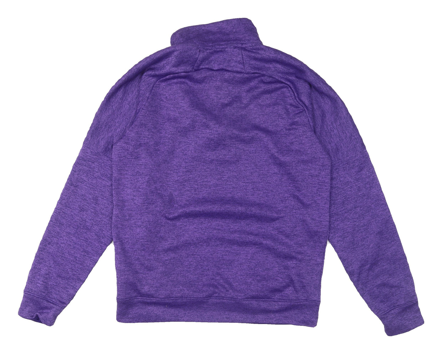 Adidas Men's Purple 1/4 Zip Logo University Sweatshirt