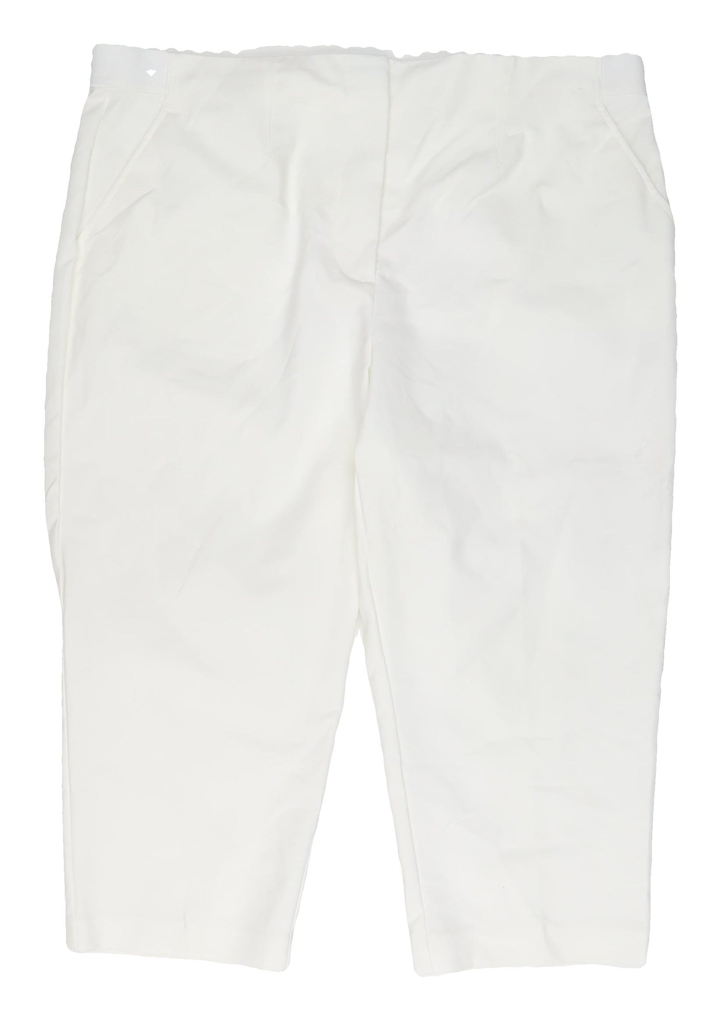Marks and Spencer Women Ivory Trousers, Size 22